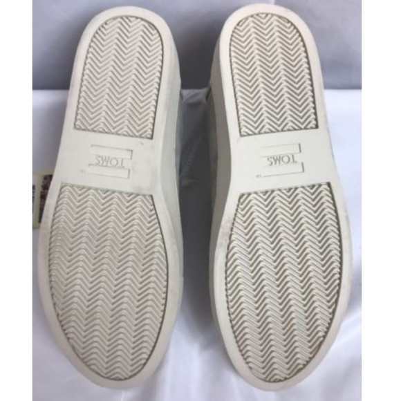 TOMS Lenox Drizzle Gray Nubuck Fashion Sneakers - Picture 8 of 8